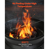 VEVOR Chiminea, 22 Inch Outdoor Wood Burning Firepit, Iron Spherical Fireplace for BBQ & Warming, Wooden Fire Pit with Grill Mesh, Chimney Coat & Rustproof Chiminea Lid, for Patio, Garden, Backyard