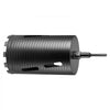 VEVOR Core Drill Bit, 6 inch Diameter, 9-1/2 inch Drilling Depth, 5/8-11 Internal Thread, Diamond Dry Coring Bit with 3 Adapters, Pilot Drill and Hex Wrench, for Concrete, Red Bricks, and Masonry