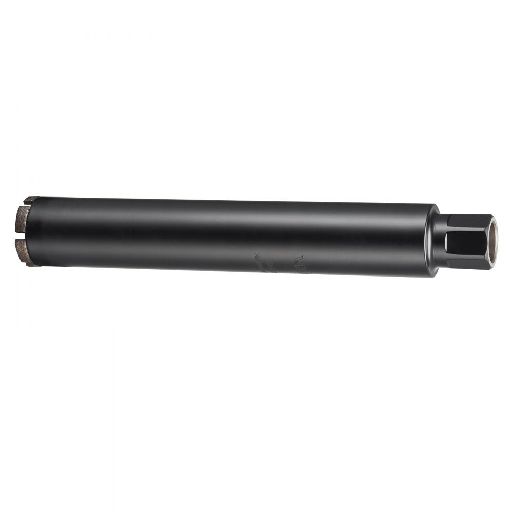 VEVOR Core Drill Bit, 2-1/2 inch Diameter, 14 inch Drilling Depth, 1-1/4 in-7 Internal Thread, High-Precision Welding Technology, Wet Diamond Core Bit for Reinforced Concrete, Bricks, and Masonry