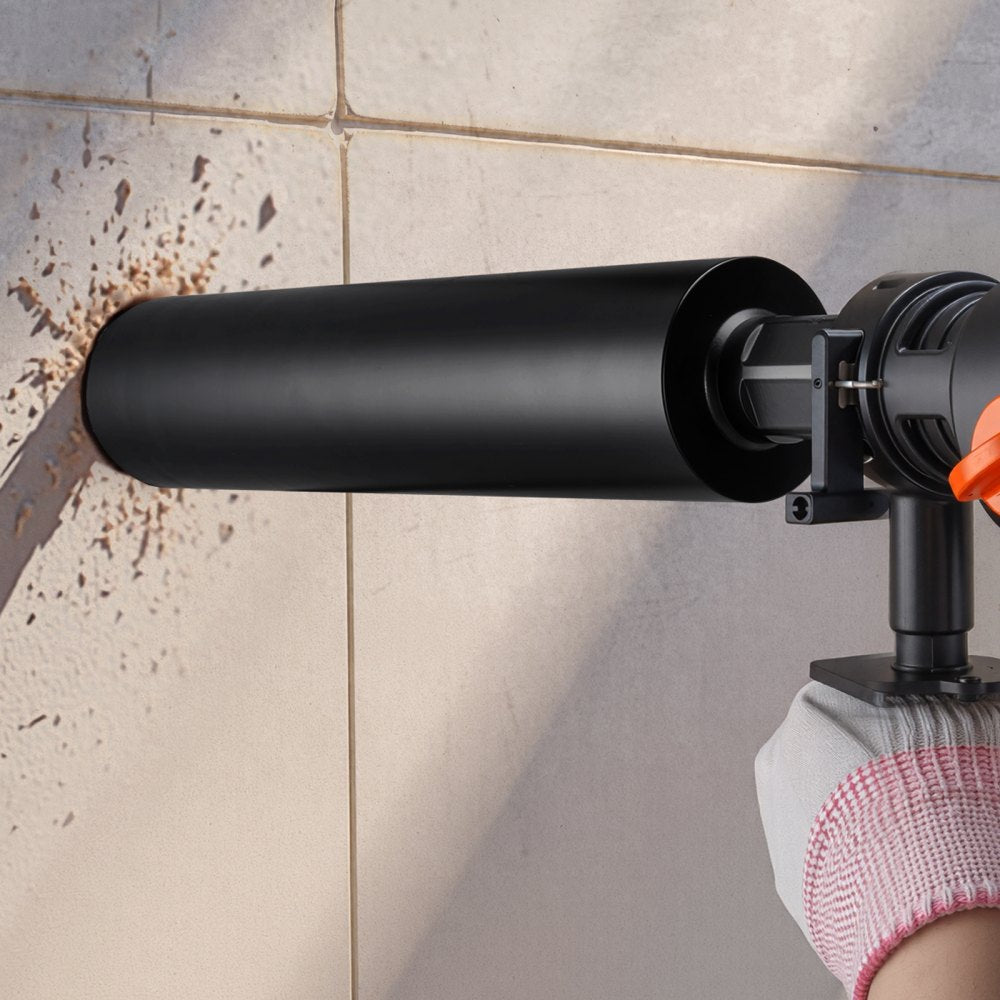 VEVOR Core Drill Bit, 3-1/2 inch Diameter, 14 inch Drilling Depth, 1-1/4 in-7 Internal Thread, High-Precision Welding Technology, Wet Diamond Core Bit for Reinforced Concrete, Bricks, and Masonry