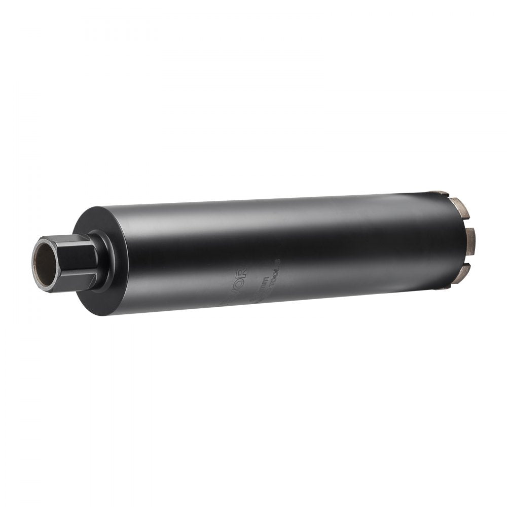 VEVOR Core Drill Bit, 3-1/2 inch Diameter, 14 inch Drilling Depth, 1-1/4 in-7 Internal Thread, High-Precision Welding Technology, Wet Diamond Core Bit for Reinforced Concrete, Bricks, and Masonry