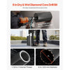 VEVOR Core Drill Bit, 8 inch Diameter, 14 inch Drilling Depth, 1-1/4 in-7 Internal Thread, High-Precision Welding Technology, Wet Diamond Core Bit for Reinforced Concrete, Red Bricks, and Masonry
