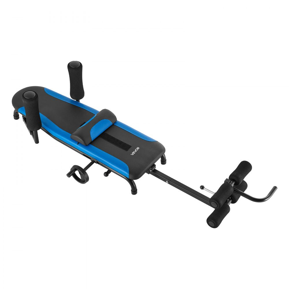 VEVOR Inversion Table, 350 lbs Capacity Heavy Duty Back Inverter Stretcher, Inverted Table with Stable Structure, Adjustable Armrests, Decompression Tables for Shoulders, Neck, Back, Knees