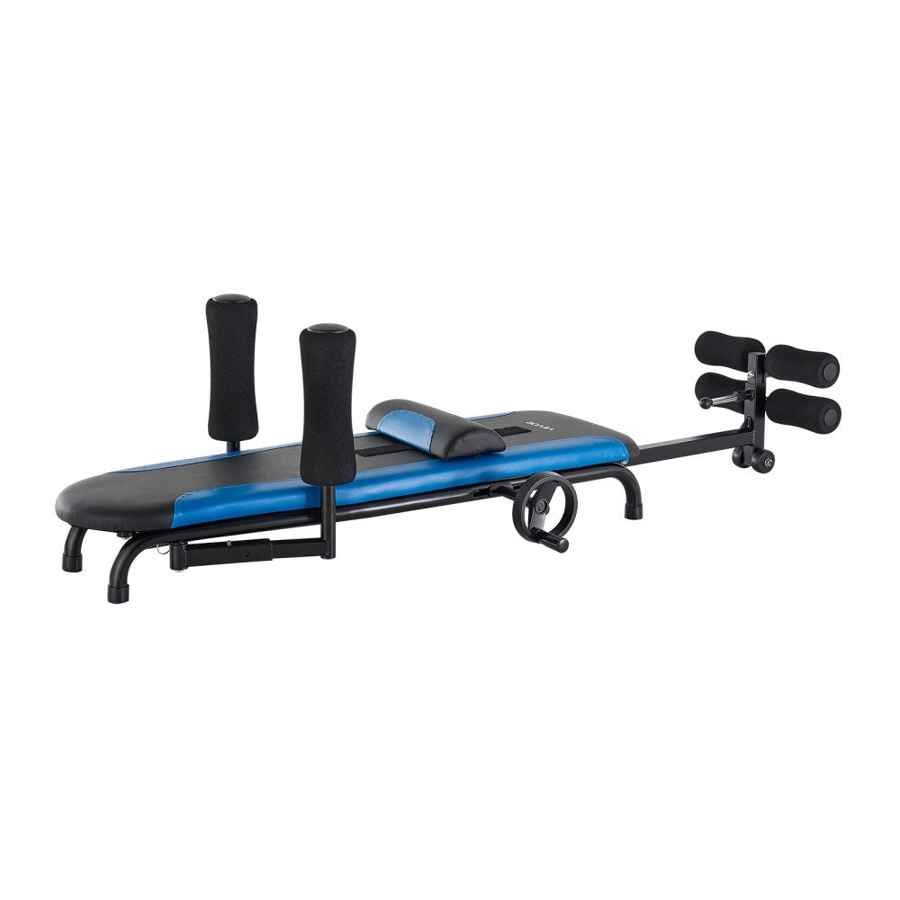 VEVOR Inversion Table, 350 lbs Capacity Heavy Duty Back Inverter Stretcher, Inverted Table with Stable Structure, Adjustable Armrests, Decompression Tables for Shoulders, Neck, Back, Knees