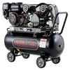 VEVOR 20 Gallon Gas Powered Air Compressor, 7HP 4.7CFM at 90 PSI Air Tank, Gas-Driven Air Compression System with Twin Cylinder Piston Pump, 115 PSI Max Pressure, 4 Wheels for Workshops Constructions