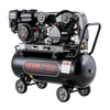 VEVOR 20 Gallon Gas Powered Air Compressor, 7HP 4.7CFM at 90 PSI Air Tank, Gas-Driven Air Compression System with Twin Cylinder Piston Pump, 115 PSI Max Pressure, 4 Wheels for Workshops Constructions