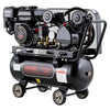 VEVOR 10 Gallon Gas Powered Air Compressor, 7HP 4.7CFM at 90 PSI Air Tank, Gas-Driven Air Compression System with Twin Cylinder Piston Pump, 115 PSI Max Pressure, 4 Wheels for Workshops Constructions