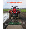 VEVOR Drag Harrow, 4 ft Heavy Duty Tow Behind Drag Harrow with Adjustable Bars & 72 in Chain, Driveway Grader Landscape Rake for ATV, UTV, Tractor, Mower Tow Behind Yard Lawn Leveling Tool
