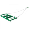 VEVOR Drag Harrow, 4 ft Heavy Duty Tow Behind Drag Harrow with Adjustable Bars & 72 in Chain, Driveway Grader Landscape Rake for ATV, UTV, Tractor, Mower Tow Behind Yard Lawn Leveling Tool