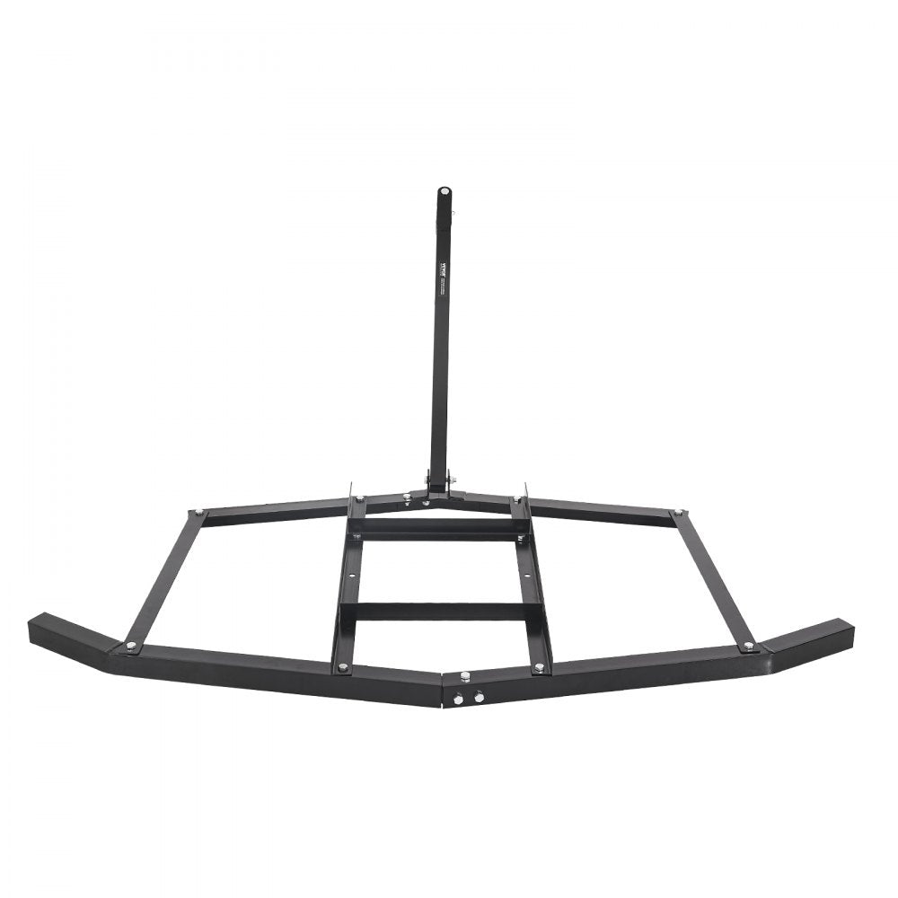 VEVOR Drag Harrow, 66" Width Tow Behind Drag Harrow, Q235 Steel Driveway Grader with Adjustable Bars & Pin Hitch, Support up to 50 lbs, Tractor Driveway Harrow for ATVs, UTVs, Garden Lawn Tractors