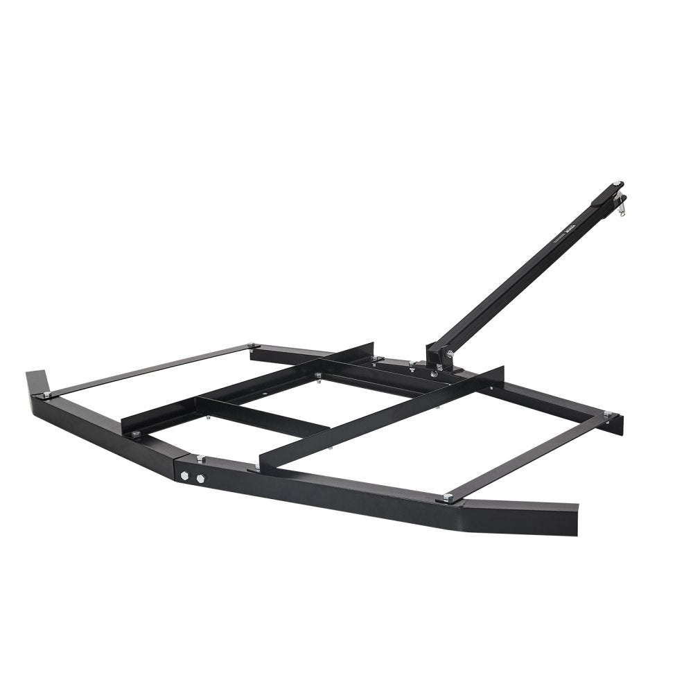 VEVOR Drag Harrow, 66" Width Tow Behind Drag Harrow, Q235 Steel Driveway Grader with Adjustable Bars & Pin Hitch, Support up to 50 lbs, Tractor Driveway Harrow for ATVs, UTVs, Garden Lawn Tractors