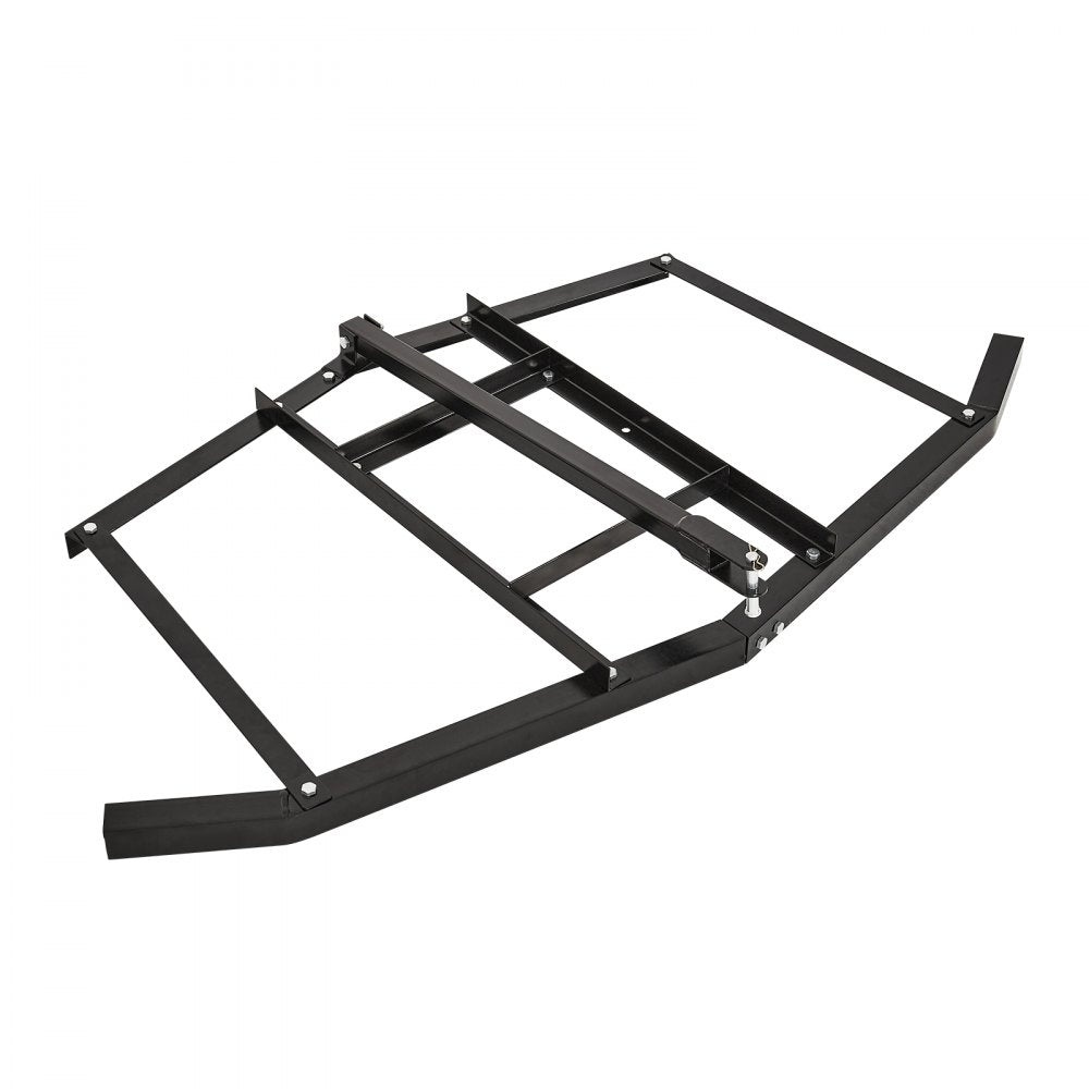 VEVOR Drag Harrow, 66" Width Tow Behind Drag Harrow, Q235 Steel Driveway Grader with Adjustable Bars & Pin Hitch, Support up to 50 lbs, Tractor Driveway Harrow for ATVs, UTVs, Garden Lawn Tractors