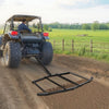 VEVOR Drag Harrow, 72" Width Tow Behind Drag Harrow, Q235 Steel Driveway Grader with Pin-Style Hitch, Driveway Tractor Gravel Level Driveway Grader for ATVs, UTV, Garden Lawn Tractors