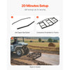 VEVOR Drag Harrow, 84" Width Tow Behind Drag Harrow, Q235 Steel Driveway Grader with Adjustable Bars & Pin Hitch, Support up to 50 lbs, Tractor Driveway Harrow for ATVs, UTVs, Garden Lawn Tractors