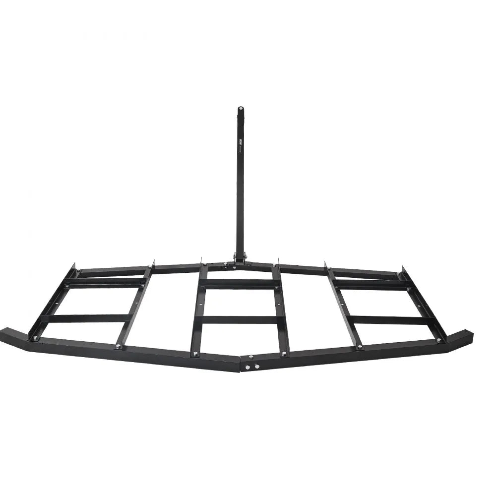 VEVOR Drag Harrow, 84" Width Tow Behind Drag Harrow, Q235 Steel Driveway Grader with Adjustable Bars & Pin Hitch, Support up to 50 lbs, Tractor Driveway Harrow for ATVs, UTVs, Garden Lawn Tractors
