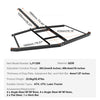 VEVOR Driveway Drag, 76.57" Width Tow Behind Drag Harrow, Q235 Steel Driveway Grader with Adjustable Bars, Support up to 50 lbs, Driveway Tractor Harrow for ATVs, UTVs, Garden Lawn Tractors