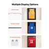 VEVOR Jersey Frame Display Case, 31.3 x 23.2 in, Wooden Sport Jersey Shadow Box with 98% UV Protection PC Panel and Hanger, Magnetic Lock, for Baseball Basketball Football Hockey Shirt Uniform, 2 Pack
