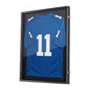 VEVOR Jersey Frame Display Case, 35.4 x 27.6 x 1.5 in, Lockable Wooden Sport Jersey Shadow Box with 98% UV Protection PC Panel and Hanger, for Baseball Basketball Football Hockey Shirt and Uniform