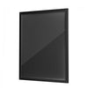 VEVOR Jersey Frame Display Case, 35.4 x 27.6 x 1.2 in, Wooden Sport Jersey Shadow Box with 98% UV Protection PC Panel and Hanger, for Baseball Basketball Football Hockey Shirt Sport Uniform, Black