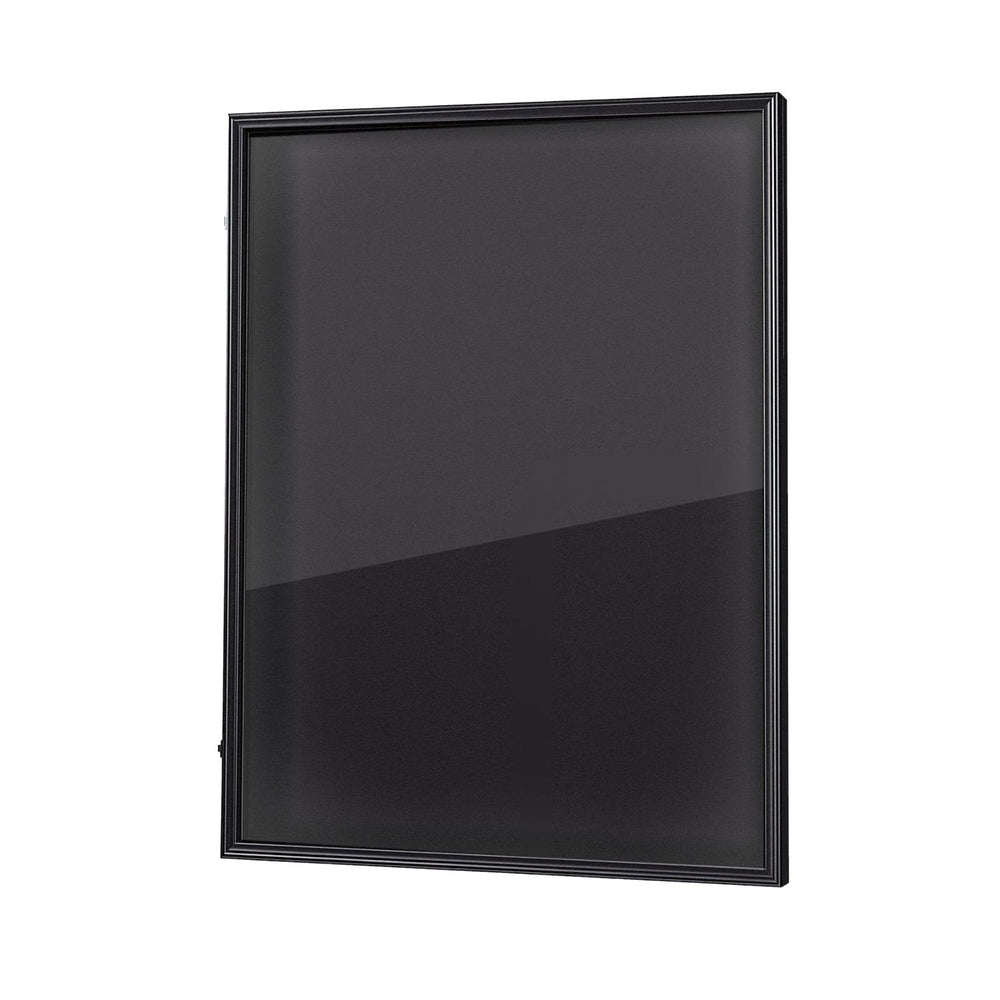 VEVOR Jersey Frame Display Case, 36.4 x 28.3 x 1.5 in, Wooden Sport Jersey Shadow Box with 98% UV Protection PC Panel and Hanger, Magnetic Lock, for Baseball Basketball Football Hockey Shirt Uniform