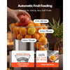 VEVOR Commercial Orange Juicer Machine, 120W Electric Automatic Orange Squeezer, Lemon Citrus Pomegranates Extractor for 20 per Minute, Stainless Steel, with Peel Collecting Bucket, PC Cover