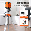 VEVOR Laser Level Tripod, ¼ x 20 Thread Mount, 27.36-68.11 inch Height Adjustment with Integrated Level Bubble Lightweight Laser Scanner Stand, Retractable Legs Aluminum Tripod for Stable Measurement