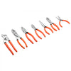 VEVOR Pliers Set 7-Piece Utility Set Polished Carbon Steel Jaw Hand Tools, For DIY & Home Use, 8" Groove Joint, 7" Combination, 6" Diagonal, 6"/8" Slip Joint, 4.5"/6" Long Nose Pliers, Non-Slip Grips