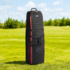 VEVOR Golf Travel Bag, Outdoors Soft-Sided Golf Travel Cover Case, Heavy Duty 1000D Nylon Wear-Resistant, Padded Golf Luggage Case Cover with Wheels, Foldable Golf Club Storage Bag for Airlines