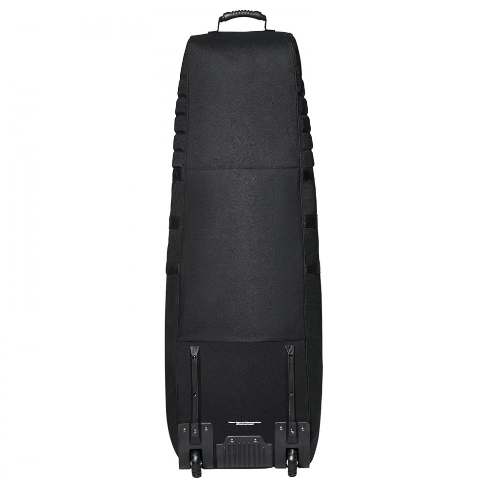 VEVOR Golf Travel Bag, Outdoors Soft-Sided Golf Travel Cover Case, Heavy Duty 1000D Nylon Wear-Resistant, Padded Golf Luggage Case Cover with Wheels, Foldable Golf Club Storage Bag for Airlines