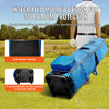 VEVOR Golf Travel Bag, Outdoors Soft-Sided Golf Travel Cover, Heavy Duty 1200D Polyester Oxford Wear-Resistant Waterproof, Padded Luggage Case with Wheels, Foldable Golf Club Storage Bag for Airline