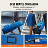 VEVOR Golf Travel Bag, Outdoors Soft-Sided Golf Travel Cover, Heavy Duty 1200D Polyester Oxford Wear-Resistant Waterproof, Padded Luggage Case with Wheels, Foldable Golf Club Storage Bag for Airline