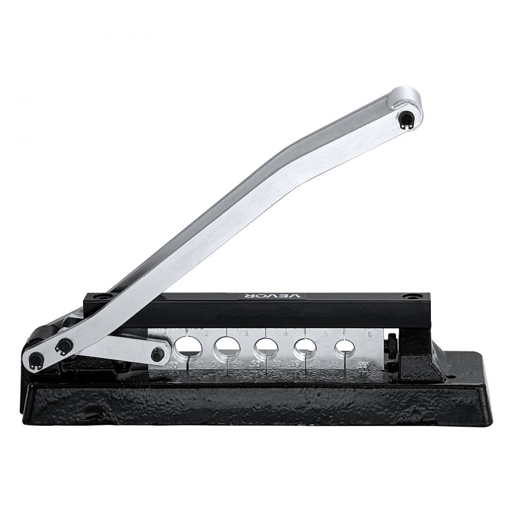 VEVOR Heavy Duty Hose Ferrule Crimping Tool, Standard Bench Hose Crimper with 5 Die Holes & 0.44"-0.63" Crimping Range for PVC Rubber Hoses, Air Hoses Crimping Repair Kit (Ferrules Not Included)