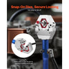 VEVOR Hydraulic Hose Crimper, Hydra-Krimp AC Hose Crimper Kit with 7 Dies Snap-On, Integral Manual Hydraulic A/C Hoses Crimping Tool for Automotive & Air Conditioning Repair - with Carrying Case