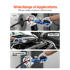 VEVOR Hydraulic Hose Crimper, Hydra-Krimp AC Hose Crimper Kit with 7 Dies Snap-On, Integral Manual Hydraulic A/C Hoses Crimping Tool for Automotive & Air Conditioning Repair - with Carrying Case