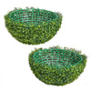 VEVOR Artificial Topiary Ball, 23 inch Faux Boxwood Plant Balls, Fake Silk Tree Look Real, Easy Assembly for Decor Front Porch Outdoor Patio Garden Balcony Backyard and Indoor Home Wedding, Green