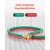VEVOR Oxygen Acetylene Hose, 1/4-Inch x 25FT Oxy Acetylene Hose with 9/16"-18 LH/RH B Fittings, R Grade Welding Torch Twin Hose with 300PSI Maximum Working Pressure for Cutting Soldering Brazing