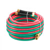 VEVOR Oxygen Acetylene Hose, 1/4-Inch x 25FT Oxy Acetylene Hose with 9/16"-18 LH/RH B Fittings, R Grade Welding Torch Twin Hose with 300PSI Maximum Working Pressure for Cutting Soldering Brazing