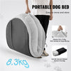 VEVOR Human Dog Bed, 67.7"x35"x9.8" Human Dog Bed for Adult, Human Size Dog Bed with Washable Faux Rabbit Fur Cover, Egg Orthopedic Foam, Storage Pocket, Large Dog Bean Bed, Light Grey