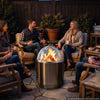 VEVOR Fire Pit Spark Screen, 19 inch Dome, Stainless Steel Mesh Cover Lid, for Outdoor, Patio, Backyard, Camping, Party, with Handles and Poker, High Temperature Tolerant, Help Block Sparks, Silver