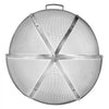 VEVOR Fire Pit Spark Screen, 26 inch Dome, Stainless Steel Mesh Cover Lid, for Outdoor, Patio, Backyard, Camping, Party, with Handles and Poker, High Temperature Tolerant, Help Block Sparks, Silver