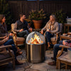 VEVOR Fire Pit Spark Screen, 30 inch Dome, Stainless Steel Mesh Cover Lid, for Outdoor, Patio, Backyard, Camping, Party, with Handles and Poker, High Temperature Tolerant, Help Block Sparks, Silver