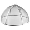 VEVOR Fire Pit Spark Screen, 40 inch Dome, Stainless Steel Mesh Cover Lid, for Outdoor, Patio, Backyard, Camping, Party, with Handles and Poker, High Temperature Tolerant, Help Block Sparks, Silver