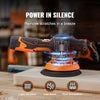 VEVOR Cordless Buffer Polisher, with 2PCS 12V 4.0Ah Lithium Batteries, 6-inch Cordless Car Buffer Polisher Waxer 6 Variable Speed 5200RPM, 4 Polishing Pads for Car Detailing, Sanding, Polishing, Waxin
