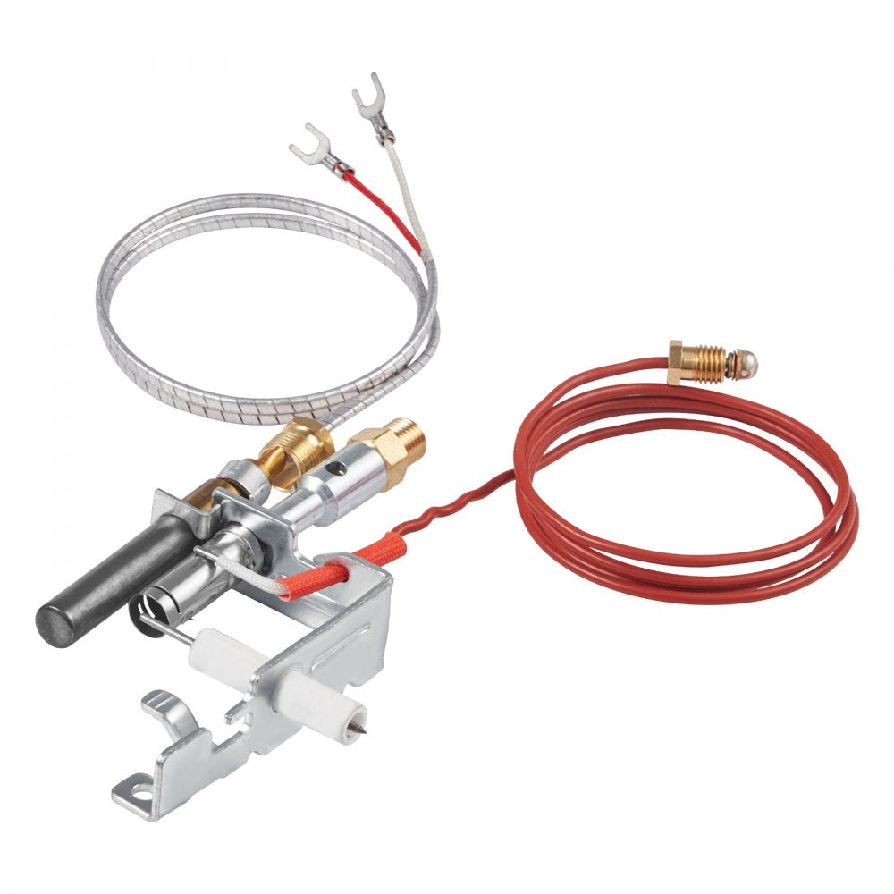VEVOR Gas Pilot Assembly, OE 14D0477, LPG8404, SRV14D0477 Fireplace Gas Pilot Assembly Kit, LPG Ignition Replacement, Compatible with Lexington Forge, Majestic, Martin, Monessen Models