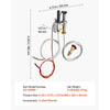 VEVOR Gas Pilot Assembly, OE 446-512A, HSRV 446-512A, SRV 446-512A Fireplace Gas Pilot Assembly Kit, Natural Gas Ignition Replacement, Compatible with Heat & Glo, Heatilator, Lennox, Regency Models