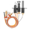 VEVOR Gas Pilot Assembly, OE 485-510A,4021-736,2103-010 Fireplace Gas Pilot Assembly Kit, Natural Gas Ignition Replacement, Compatible with Quadra-Fire, Heat & Glo, Heatilator Models,Black
