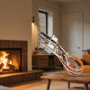 VEVOR Gas Pilot Assembly, OE 4021-732, 25660 Fireplace Gas Pilot Assembly, Natural Gas Ignition Replacement with Pilot Tube, Thermocouple, Thermopile, Wires, Compatible with Heatilator Models