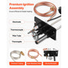 VEVOR Gas Pilot Assembly, OE 10002265, 10002264, SRV10002264 Fireplace Gas Pilot Assembly, Natural Gas & LPG Ignition Replacement, Fit Majestic, Vermont Castings, Temco, Dutchwest, Monessen, Century