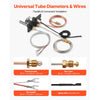 VEVOR Gas Pilot Assembly, OE 10002265, 10002264, SRV10002264 Fireplace Gas Pilot Assembly, Natural Gas & LPG Ignition Replacement, Fit Majestic, Vermont Castings, Temco, Dutchwest, Monessen, Century