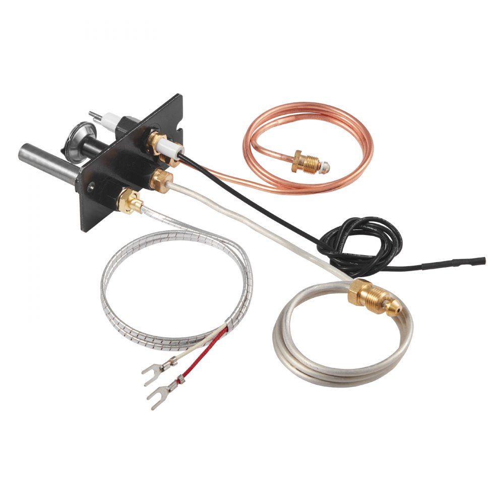 VEVOR Gas Pilot Assembly, OE 10002265, 10002264, SRV10002264 Fireplace Gas Pilot Assembly, Natural Gas & LPG Ignition Replacement, Fit Majestic, Vermont Castings, Temco, Dutchwest, Monessen, Century